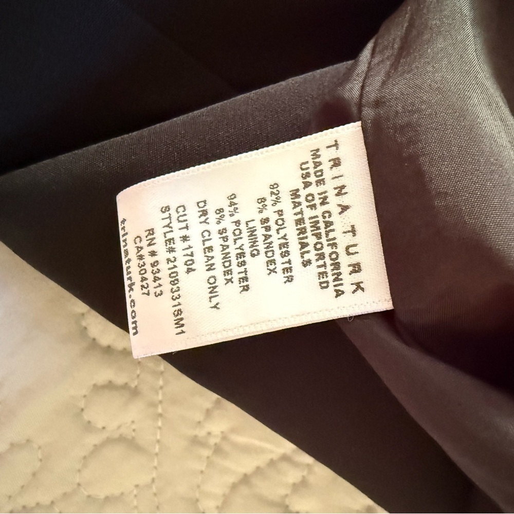 Trina Turk Black Dress Size Large NWT - Picture 4 of 10